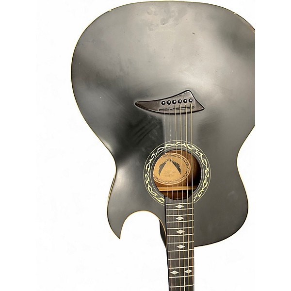 Used Dean EXBKS Exhibition Black Acoustic Electric Guitar