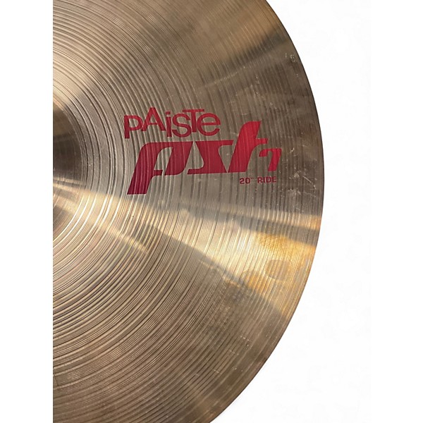 Used Paiste 20in PST7 Ride Cymbal