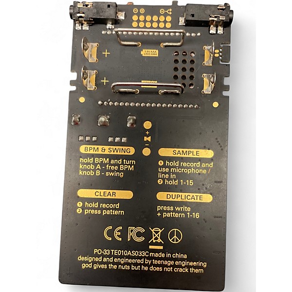 Used teenage engineering POKET OPERATOR PO-33 K.O. Production Controller