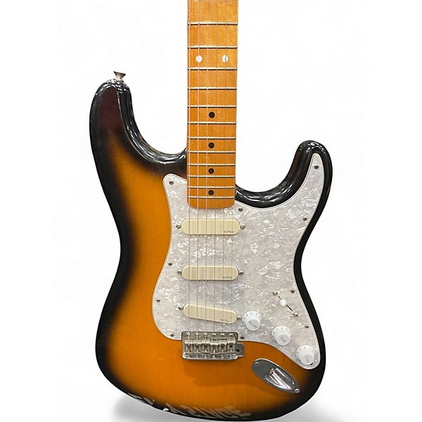 Used Fender 40th Limited Edition 1954 Stratocaster 2 Tone Sunburst Solid Body Electric Guitar