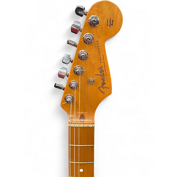 Used Fender 40th Limited Edition 1954 Stratocaster 2 Tone Sunburst Solid Body Electric Guitar