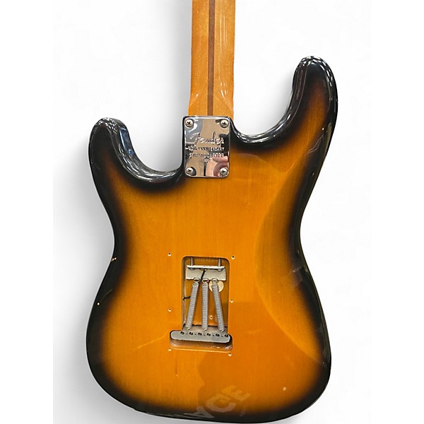 Used Fender 40th Limited Edition 1954 Stratocaster 2 Tone Sunburst Solid Body Electric Guitar
