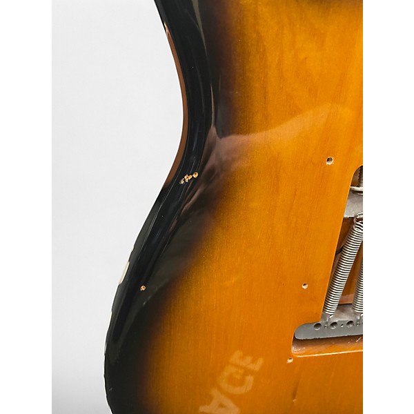Used Fender 40th Limited Edition 1954 Stratocaster 2 Tone Sunburst Solid Body Electric Guitar