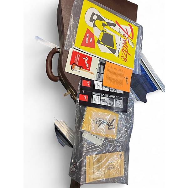 Used Fender 40th Limited Edition 1954 Stratocaster 2 Tone Sunburst Solid Body Electric Guitar