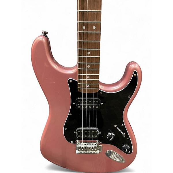 Used Fender Affinity Series HH Stratocaster Burgundy Mist Solid Body Electric Guitar