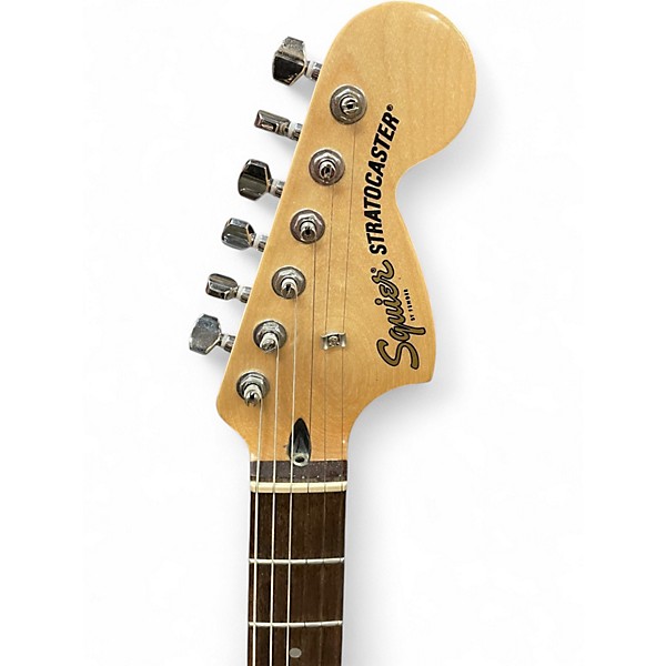 Used Fender Affinity Series HH Stratocaster Burgundy Mist Solid Body Electric Guitar