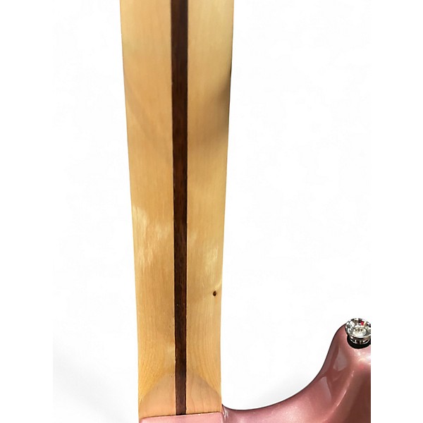 Used Fender Affinity Series HH Stratocaster Burgundy Mist Solid Body Electric Guitar