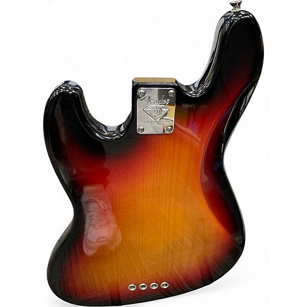 Used Fender 60TH ANNIVERSARY JAZZ BASS 2 Color Sunburst Electric Bass Guitar