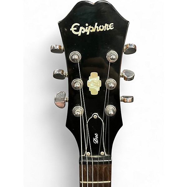 Used Epiphone Dot Natural Hollow Body Electric Guitar