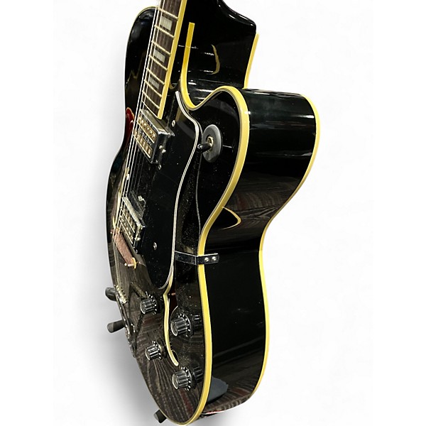 Used DeArmond X155 Black Hollow Body Electric Guitar