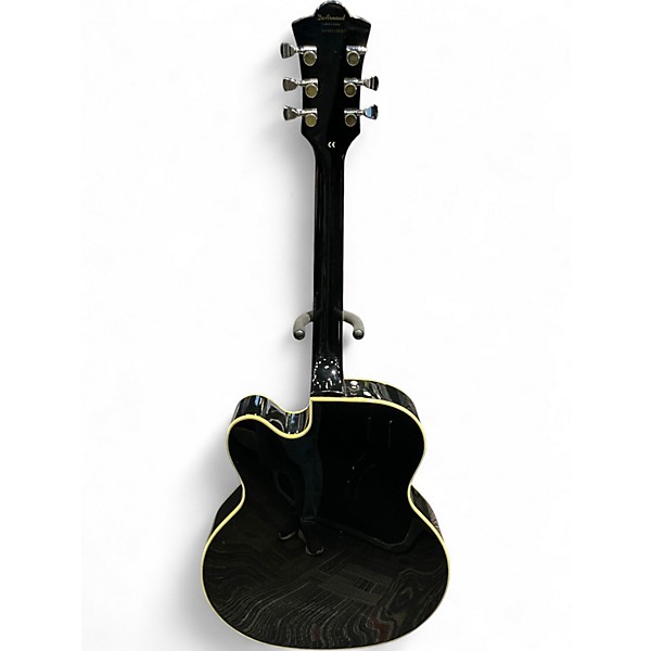 Used DeArmond X155 Black Hollow Body Electric Guitar