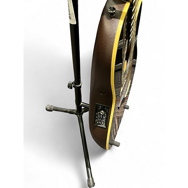 Used Ovation PINNACLE SERIES 3862 Brown Sunburst Acoustic Electric Guitar