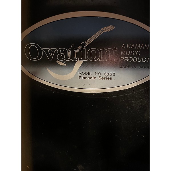 Used Ovation PINNACLE SERIES 3862 Brown Sunburst Acoustic Electric Guitar