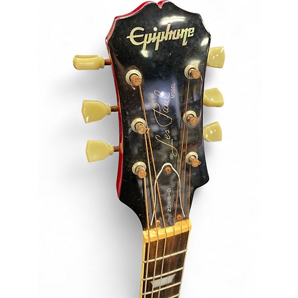 Used Epiphone INSPIRED BY GIBSON LESS PAUL 2 Color Sunburst Solid Body Electric Guitar