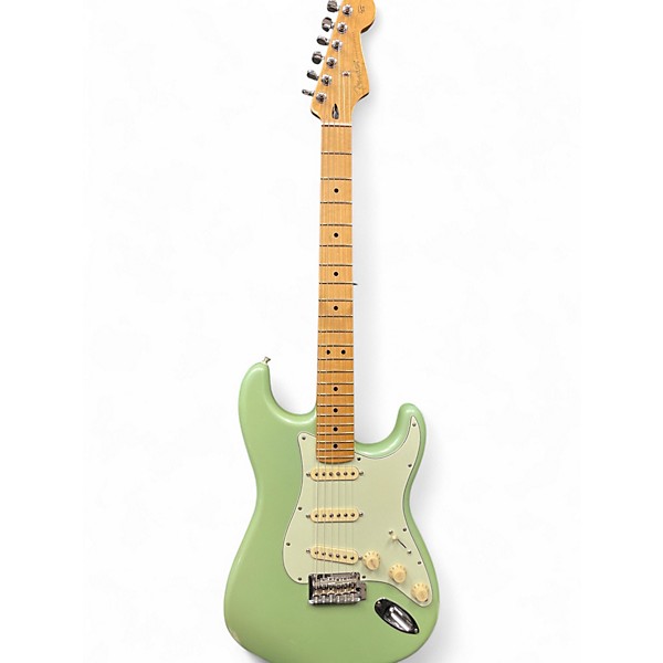 Used Fender 70TH ANNIVERSARY PLAYER STRAT Seafoam Green Solid Body Electric Guitar
