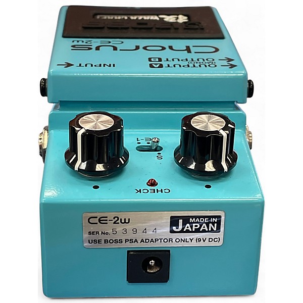 Used BOSS CE2W Waza Craft Chorus Effect Pedal