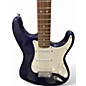 Used 2008 Squier Affinity Stratocaster Metallic Blue Solid Body Electric Guitar