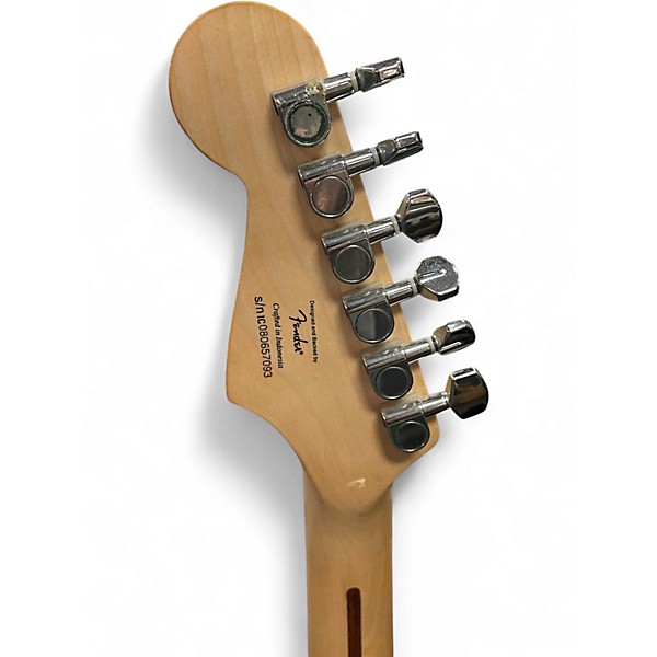 Used 2008 Squier Affinity Stratocaster Metallic Blue Solid Body Electric Guitar