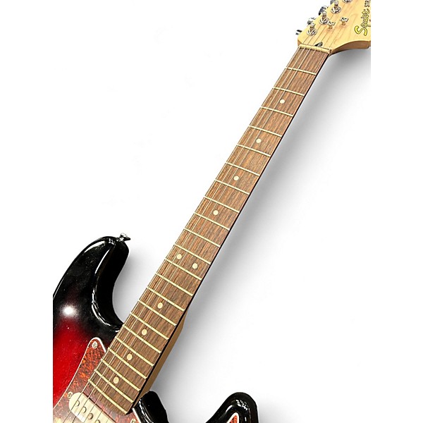 Used Squier Standard Stratocaster Red Burst Solid Body Electric Guitar