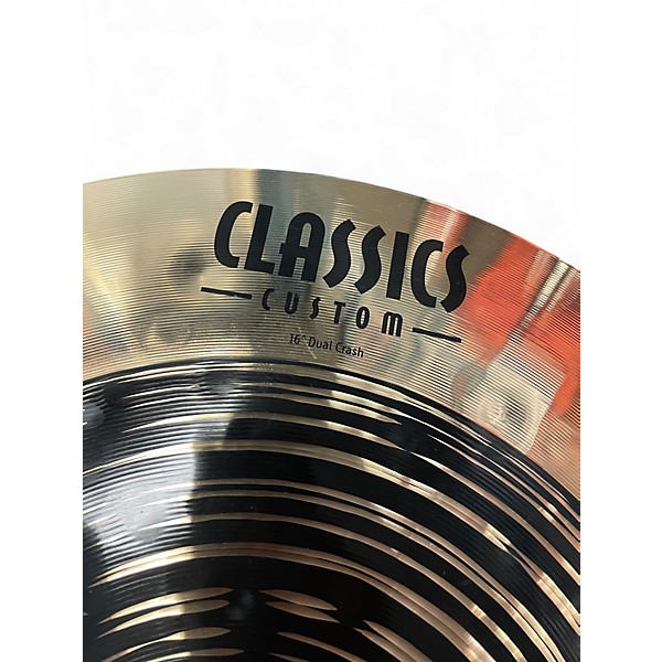 Used MEINL 16in Classic Custom Dual Crash Cymbal