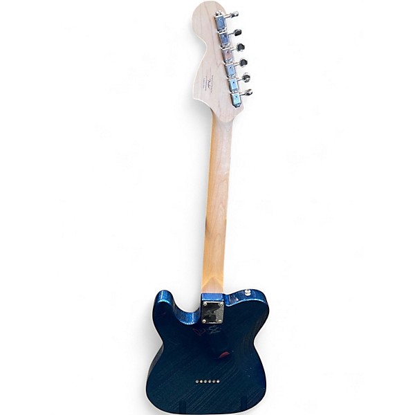 Used Squier ESQUIRE DELUXE BLUE SPARKLE Solid Body Electric Guitar