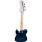 Used Squier ESQUIRE DELUXE BLUE SPARKLE Solid Body Electric Guitar