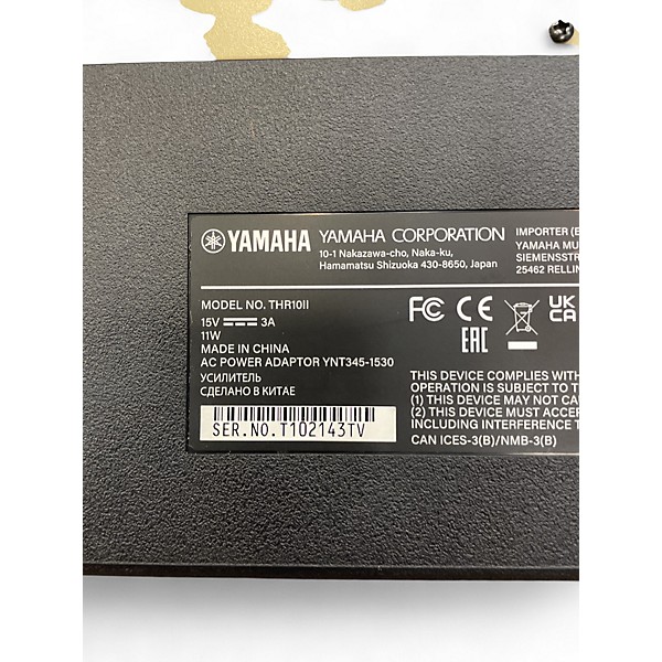 Used Yamaha THR10 10W Desk Top Modeling Guitar Combo Amp