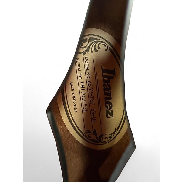 Used 2020s Ibanez AS53 BRN Hollow Body Electric Guitar