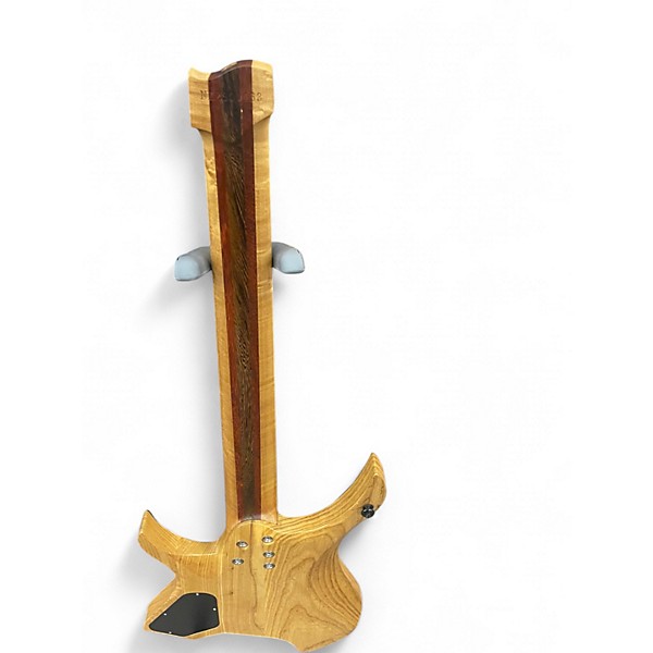 Used Nk 7 STRING HEADLESS BLUE BURL Solid Body Electric Guitar