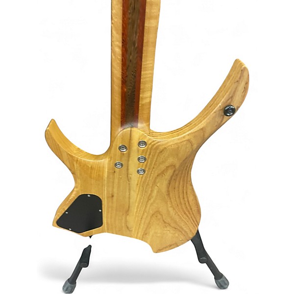 Used Nk 7 STRING HEADLESS BLUE BURL Solid Body Electric Guitar