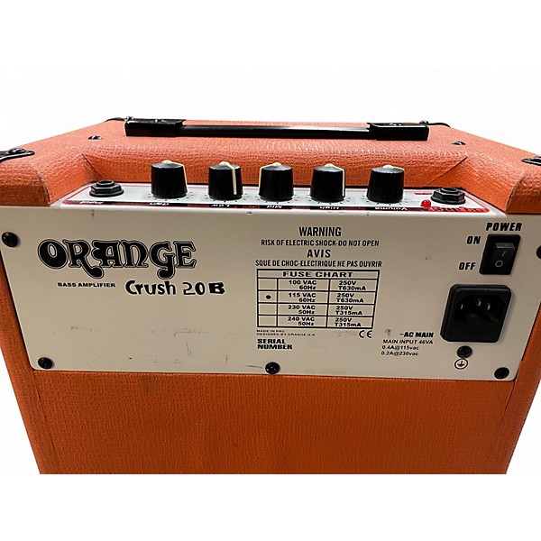 Used Orange Amplifiers Crush 20 20W 1x8 Guitar Combo Amp