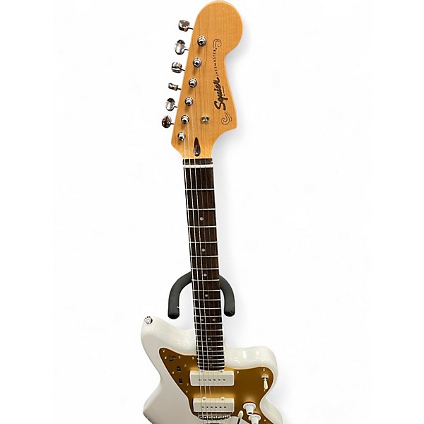 Used Squier Classic Vibe 60s Jazzmaster Olympic White Solid Body Electric Guitar