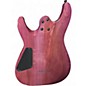 Used Schecter Guitar Research C-6 ELITE MAGENTA Solid Body Electric Guitar