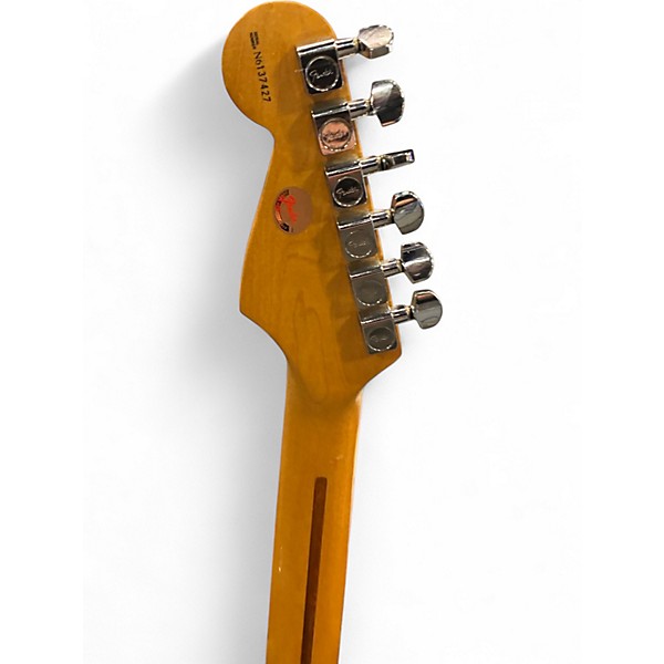 Used Fender American Standard Stratocaster Black Solid Body Electric Guitar