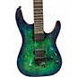 Used Schecter Guitar Research CR6 AQUA Solid Body Electric Guitar