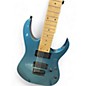 Used Ibanez GRG7221M Teal Solid Body Electric Guitar