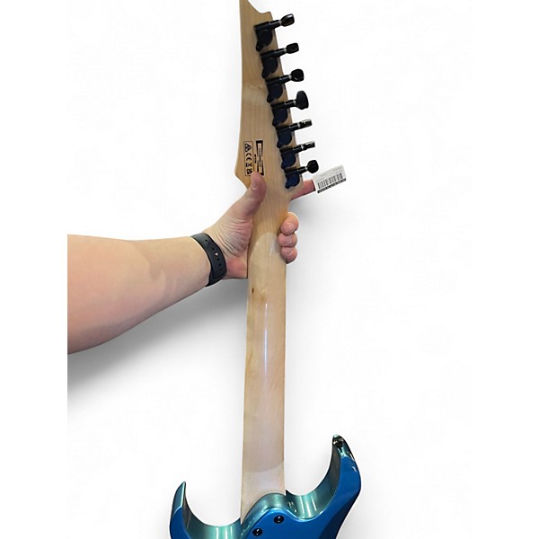 Used Ibanez GRG7221M Teal Solid Body Electric Guitar