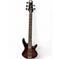 Used Ibanez GSR205 5 String Trans Red Electric Bass Guitar thumbnail