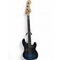 Used Partscaster P Style Blue Burst Electric Bass Guitar thumbnail