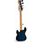 Used Partscaster P Style Blue Burst Electric Bass Guitar