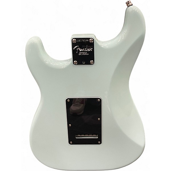 Used Fender American Professional Stratocaster with Rosewood Neck Daphne Blue Solid Body Electric Guitar