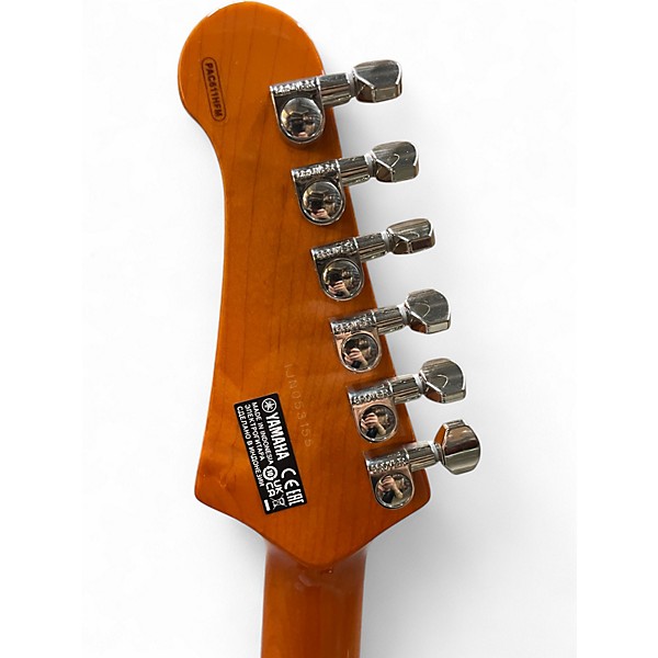 Used Yamaha PAC611HFM Amber Solid Body Electric Guitar