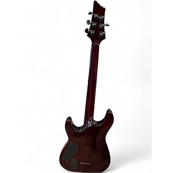 Used Schecter Guitar Research Hellraiser C1 Black Cherry Solid Body Electric Guitar