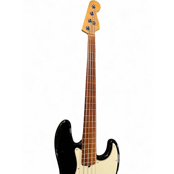 Used Fender American Standard Jazz Bass Fretless Black Electric Bass Guitar