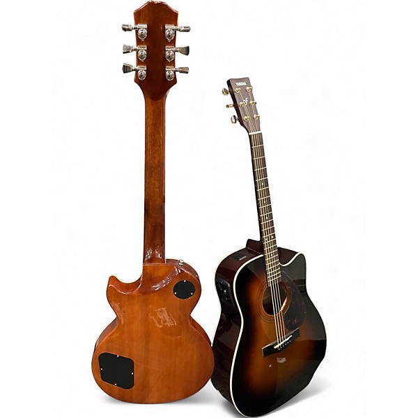 Used Epiphone LES PAUL MODERN FIGURED Trans Purple Solid Body Electric Guitar