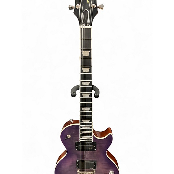 Used Epiphone LES PAUL MODERN FIGURED Trans Purple Solid Body Electric Guitar