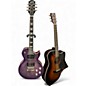 Used Epiphone LES PAUL MODERN FIGURED Trans Purple Solid Body Electric Guitar