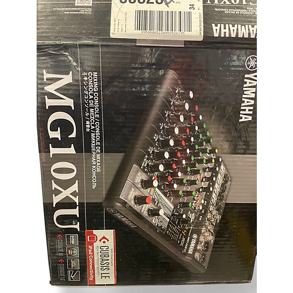 Used Yamaha MG10XU 10 Channel Mixer with Effects Unpowered Mixer