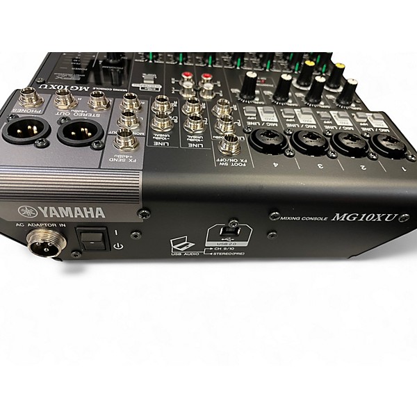 Used Yamaha MG10XU 10 Channel Mixer with Effects Unpowered Mixer