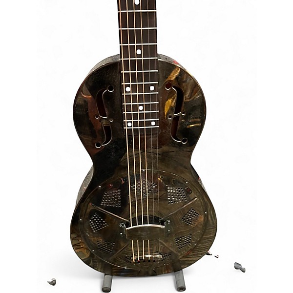 Used Recording King RM 993 BKN Nickel Resonator Guitar
